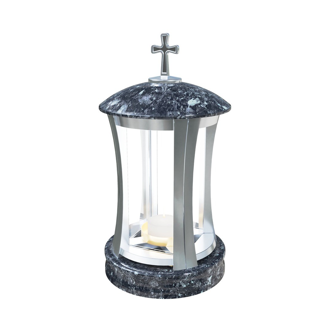 Гранитная лампада круглая LM-2-5