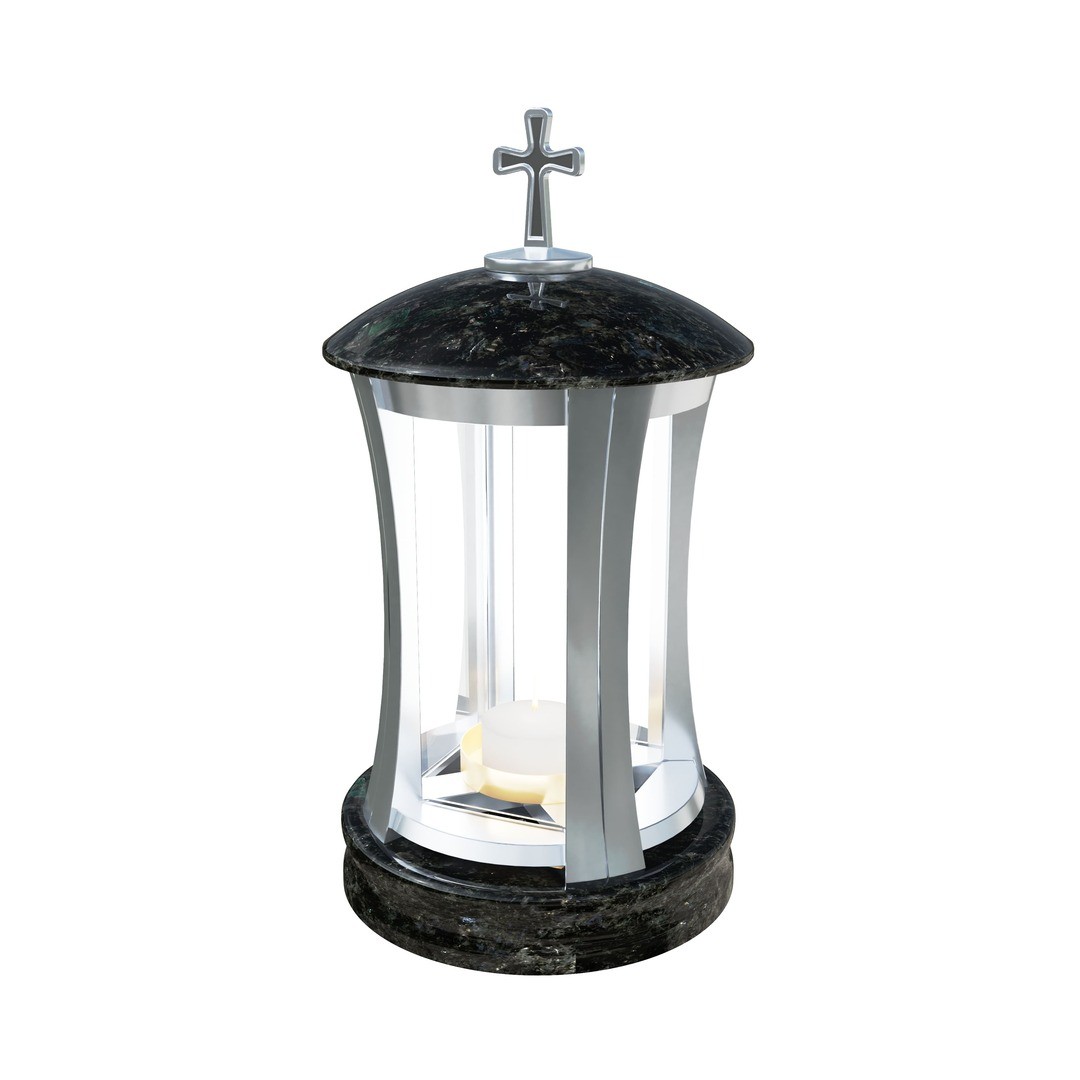 Гранитная лампада круглая LM-2-7