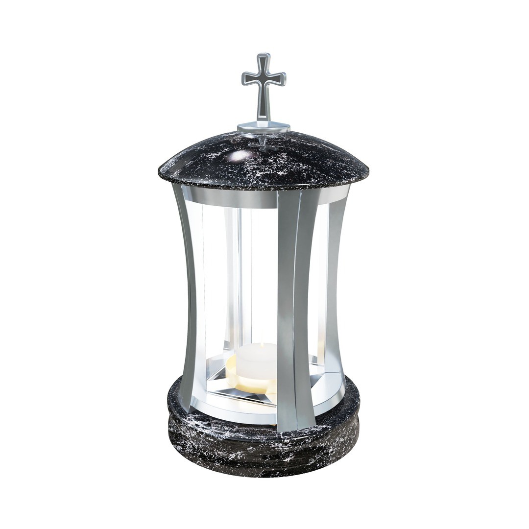 Гранитная лампада круглая LM-2-9