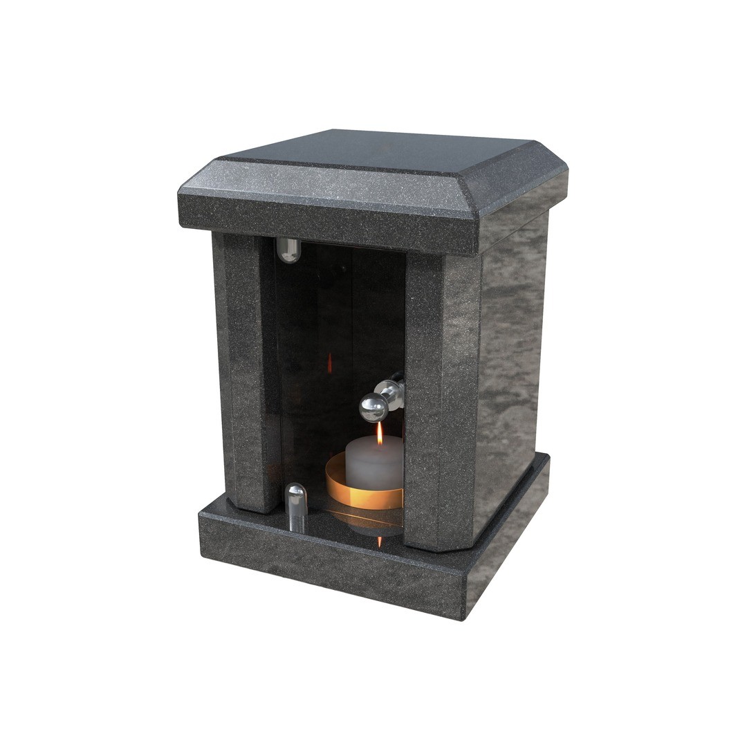 Гранитная лампада квадратная LM-4-1