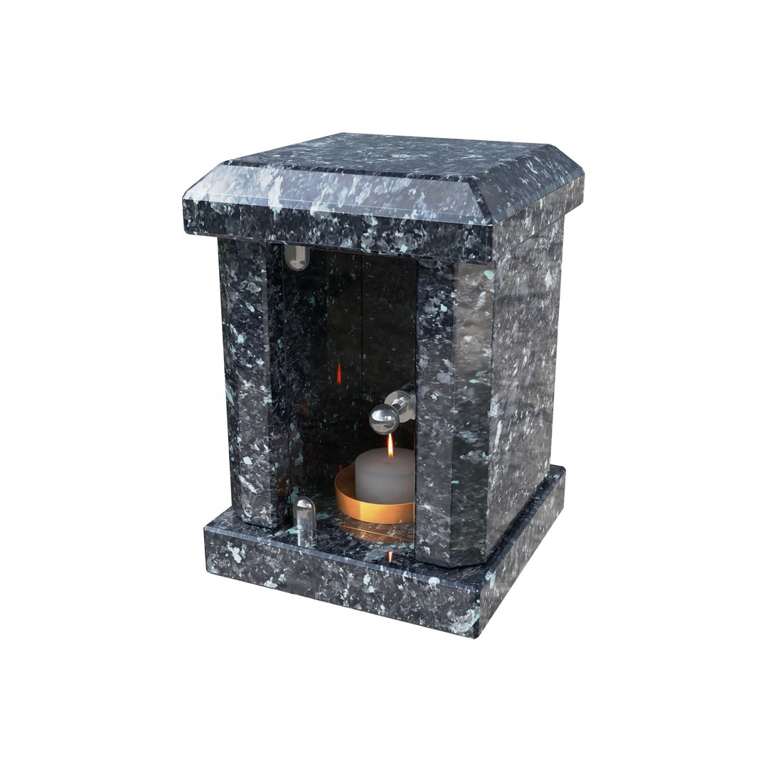 Гранитная лампада квадратная LM-4-5