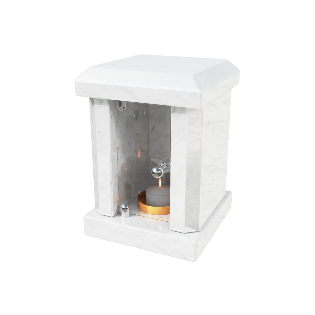 Гранитная лампада квадратная LM-4-10