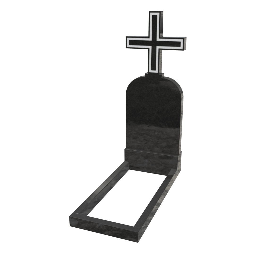 Крест гранитный католический CR-7