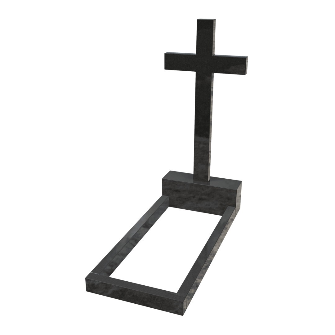 Крест гранитный католический CR-10