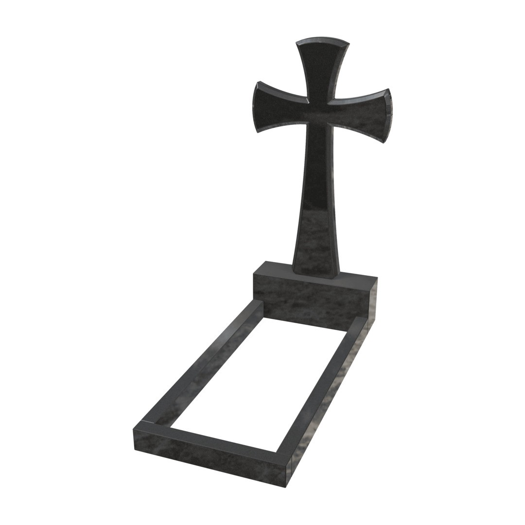 Крест гранитный католический CR-14