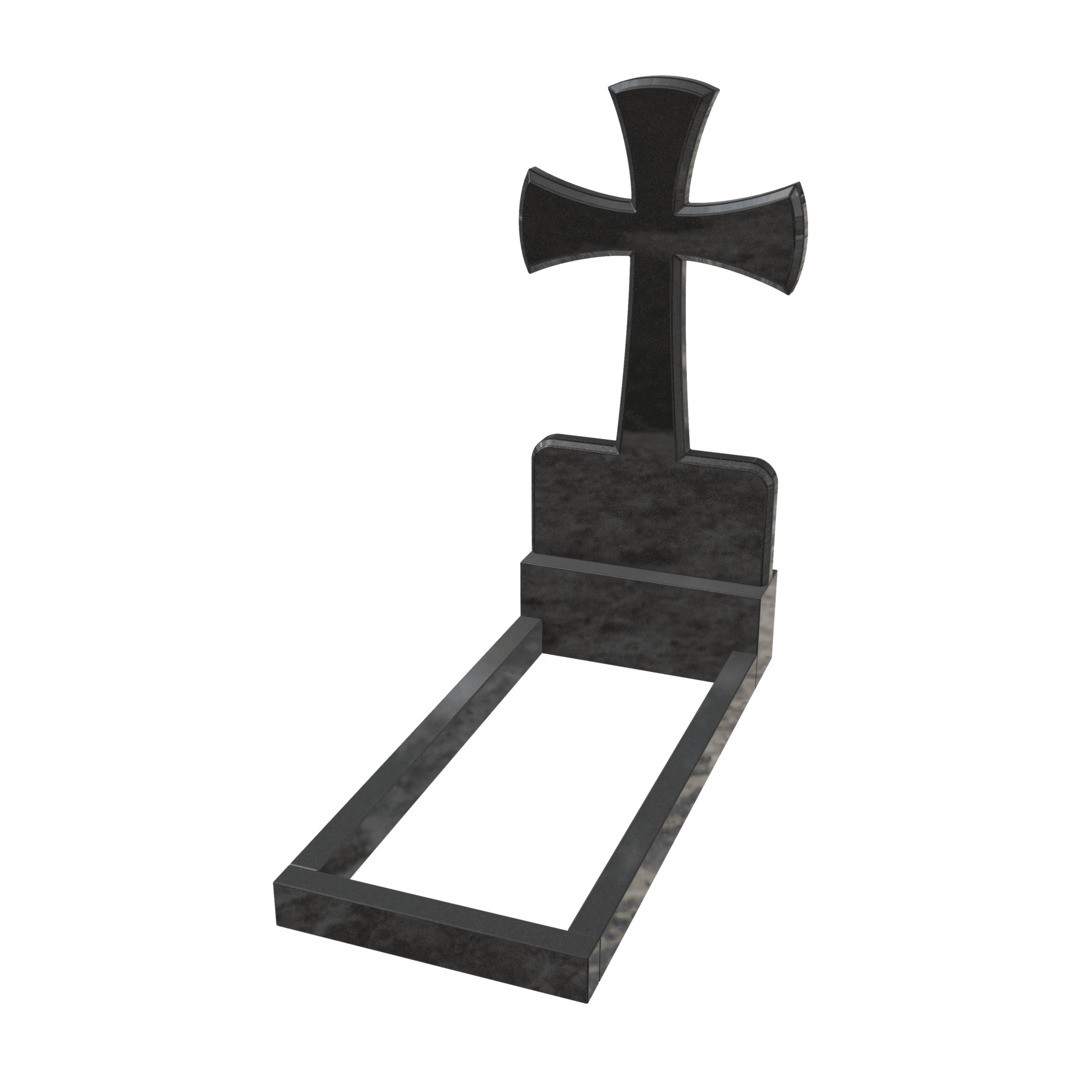 Крест гранитный католический CR-15