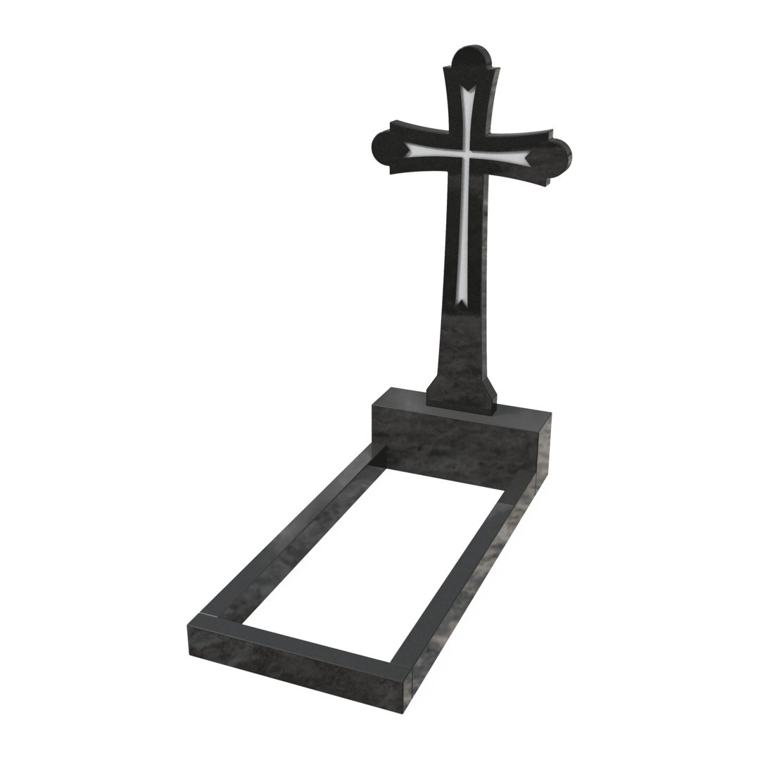 Крест гранитный католический CR-25