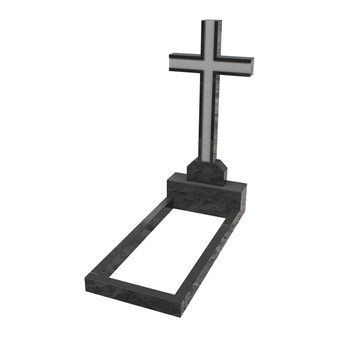 Крест гранитный католический CR-28